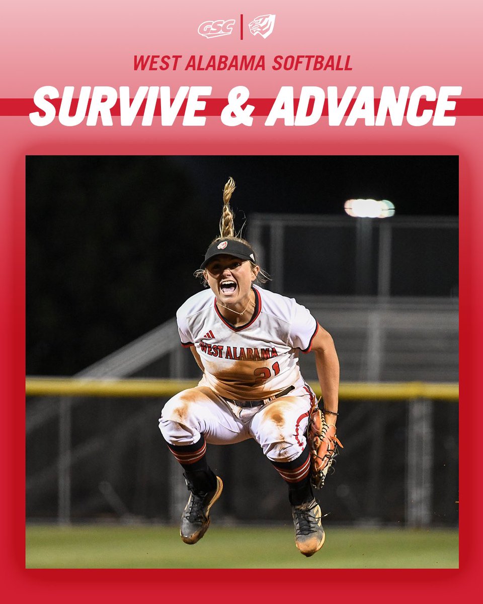 UWAAthletics's tweet photo. SURVIVE & ADVANCE! π
π₯
The Tigers defeated Auburn Montgomery 9-6 to advance to the championship game in the GSC Championship Tournament!
#WeAreWest #WeAreTigers https://t.co/yY3Ux4tAYL