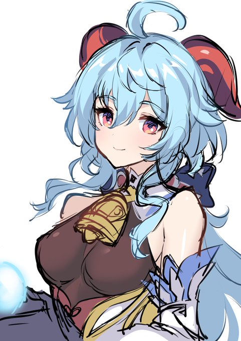 甘雨ちゃん(模写) 