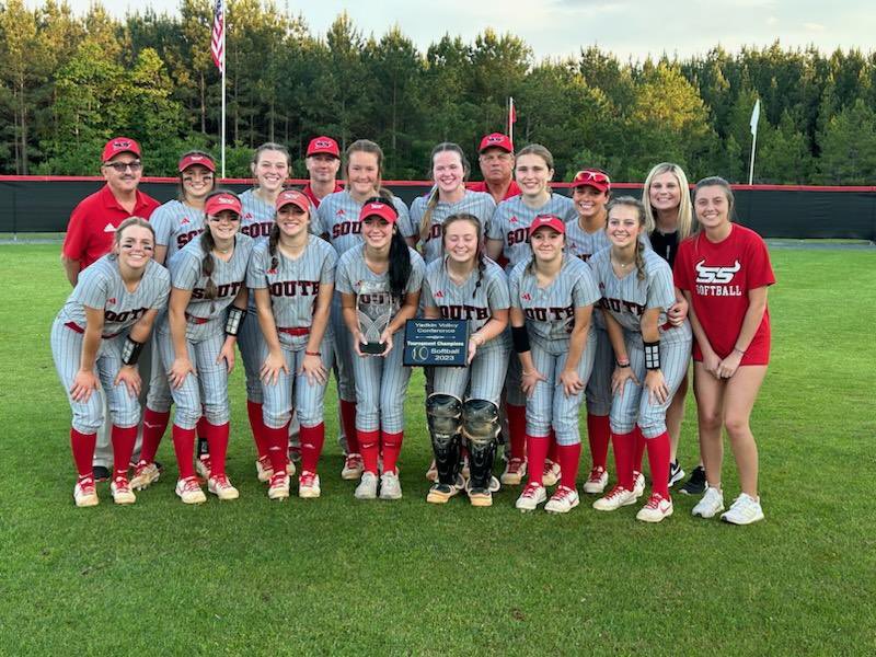 BullsSoftballl's tweet photo. Your 2023 YVC Regular Season and Conference Tournament Champions.  Another undefeated run through the regular season and tournament.  Also congrats to Coach Poplin on win #350 in his hall of fame career. https://t.co/QKUHKLqOwg