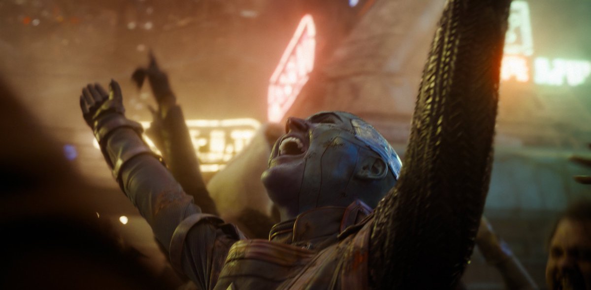 ClobberinTyme's tweet photo. Nebula’s arc has always been one of my favorite character progressions in the entire MCU and Vol 3 has only solidified that even more. such an incredible character that Karen Gillan has played to absolute perfection. https://t.co/dBiTukLJkN