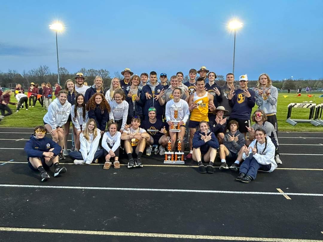 Bringing home some more hardware! Both boys and girls finished 2nd today. Shoutout to Alexis Spitzley for being voted female athlete of the meet!
