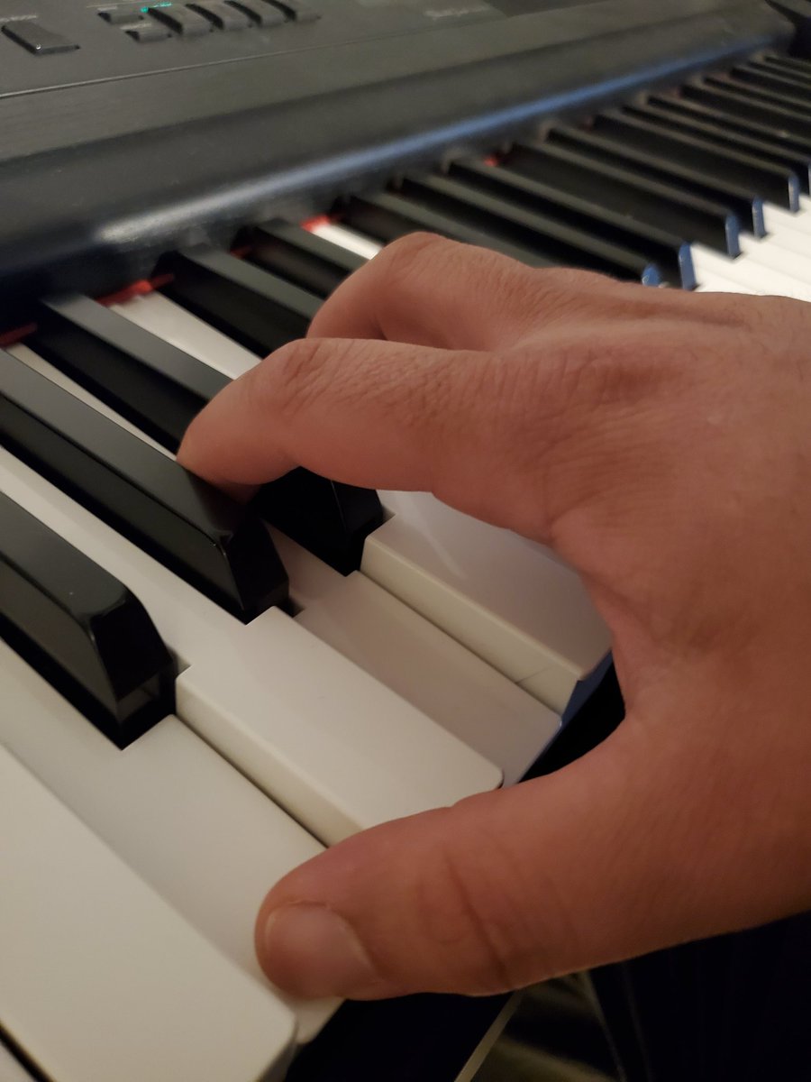 MrBusaOCSB's tweet photo. Day 5: My Comfort. Every once in a while I get to sit down and just lose track of time at the keyboard. #ocsbPhotoChallenge #ocsbArts https://t.co/ZvNJVxGZZu