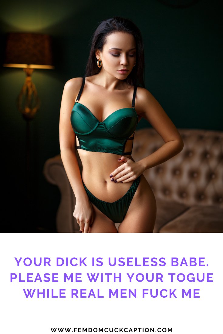 Femdom Cuck Captions tweet media