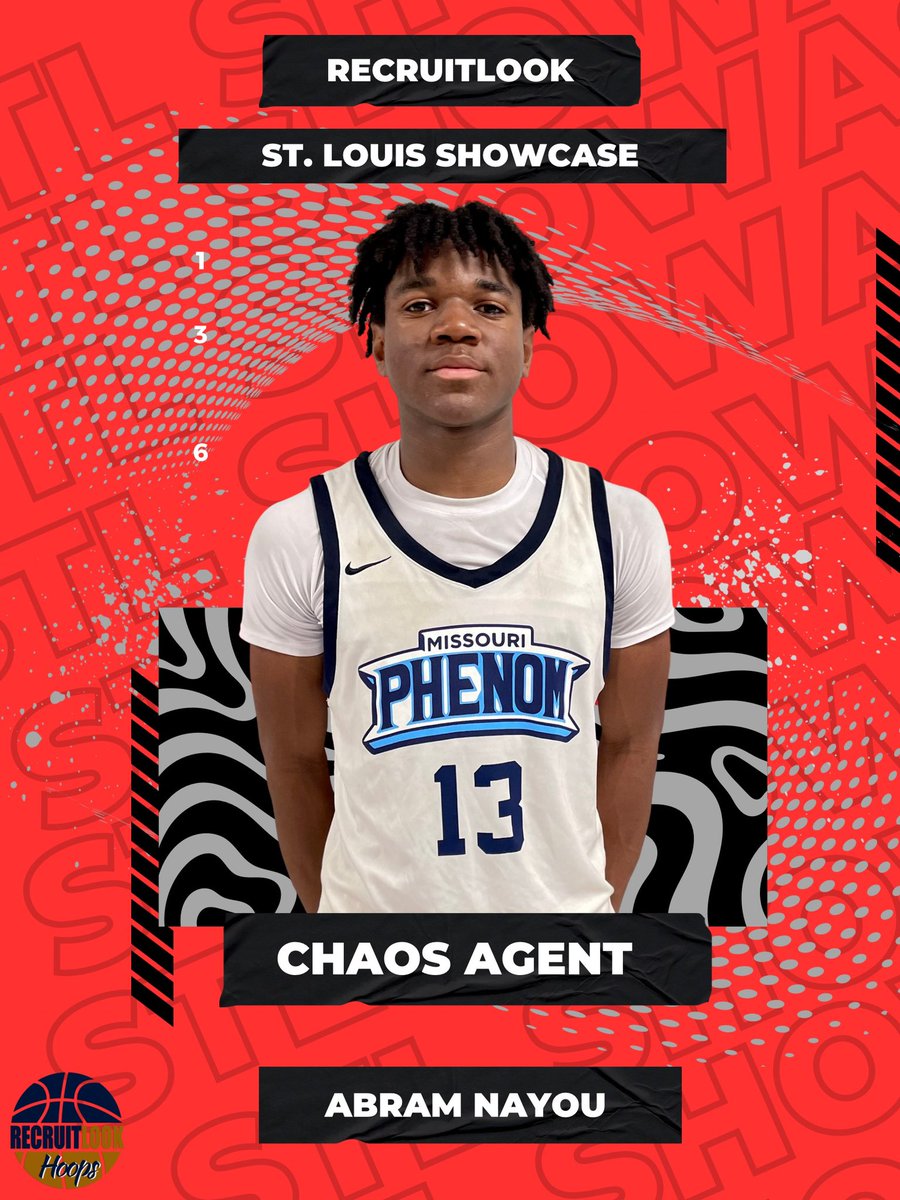 💥Chaos Agent💥 26, 15U, Abraham Nayou, 6' G, has high intensity on defensive end. He dives on the floor for loose balls, forcing multiple turnovers as the on ball defender and in the passing lanes. He is very aggressive getting to the rack. He utilizes his body to draw contact,