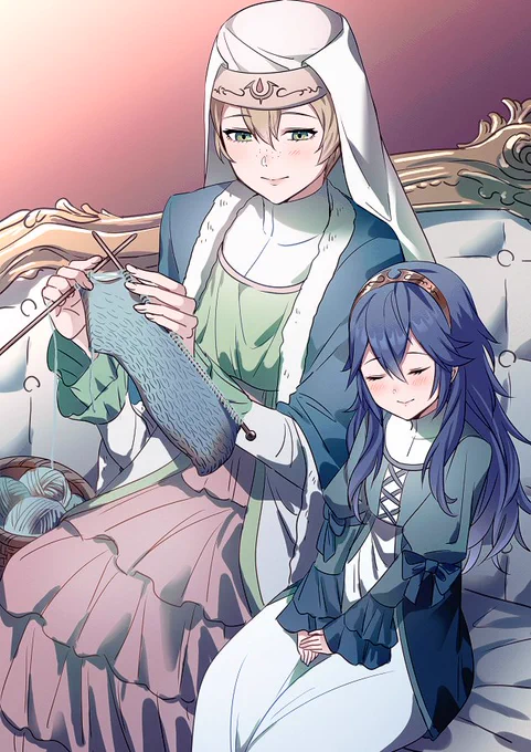 ちょっと前に描いた絵(ルフルキ、クロム×村娘が前提絵有)