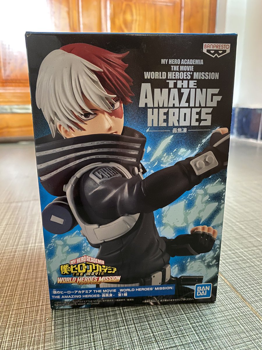 KhunMeeBox's tweet photo. [พร้อมส่ง]❗️มือ1❗️ไม่เคยแกะค่ะ
The Amazing Hero -Todoroki Shoto- 750฿
‼️รับผ่อน‼️
ค่าส่ง 50/70 สนใจ dm เลยค่ะ #ตลาดนัดอนิเมะ #ตลาดนัดมายฮีโร่ #ตลาดนัดมฮร #ตลาดนัดยูเอ #ตลาดนัดMHA https://t.co/V1yhUeZLms