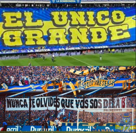 la12tuittera's tweet photo. ¡HOY JUEGA BOCA! 💙💛💙

#ElUnicoGrande 👊 https://t.co/0ONd7BW0Z6
