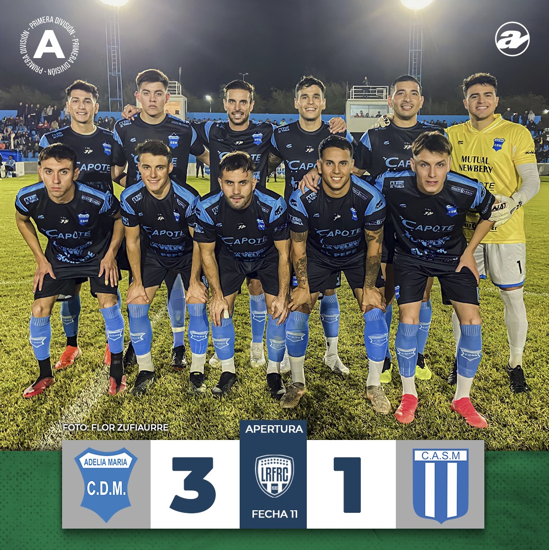 Municipal le arrebató el liderato a San Martín
✔️ El “celeste” doblegó al “patriota” por 3-1 en el adelanto de la undécima fecha y es el nuevo líder del Apertura.
⚽ Julián Messi –2- y Brian Domínguez marcaron los goles del local, mientras que Christian Pérez descontó