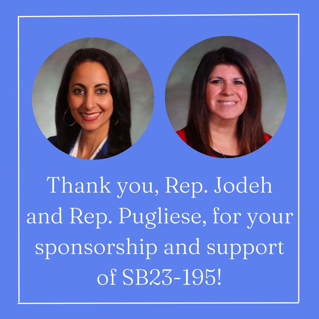 Thank you, @FaithWinterCO <a href="/PerryWillHD57/">Perry Will</a> <a href="/ImanforColorado/">Rep. Iman Jodeh</a>  @RoseforCO for your hard work and leadership on #SB195 to ensure Coloradans can afford the medication they need to survive &amp; thrive! 

<a href="/GovofCO/">Governor Jared Polis</a>, please sign this bill into law to save Coloradans 💰 on health care! #coleg