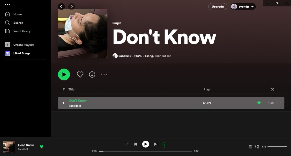 Jessicajt_erry's tweet image. New Song Don’t Know By sandileb
Song link: open.spotify.com/track/4F5Cqt7t…
#sandileb #DontKnow #usa #usasong #popsong #spotify #newmusic #musician #Music #Artist #HipHop #Rock #Rap #Singer  #Song #Band #musician #newsong #tranding #love #musicteacher #musicianlife #newmusic #newsong