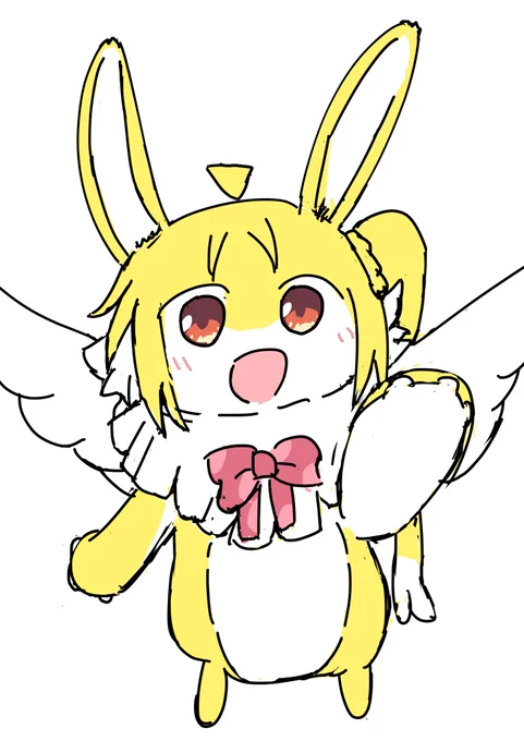 不毛さんのけも虹とても好きなのでらくがき…