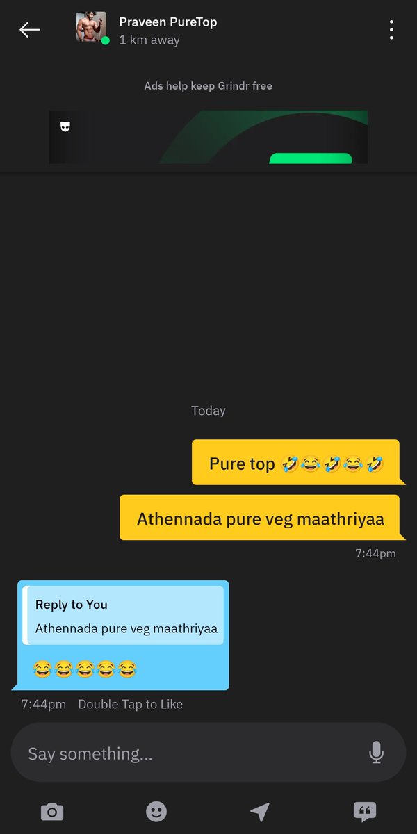 GrindrTamil's tweet photo. சுத்தமான விளக்கெண்ணெயில் செய்த பியூர் டாப்
.
.
.
.
.
.
.
.
#tamilgay #tamilguys #tamilqueer #grindrTamil #TamilGrindr #TamilGrUni #tamilmeme #tamilmemes #lgbtq_tamil #lgbtq #GrindrPosts #Grindr #GrindrMemes #tamilguy #tamilgaymemes #queermemes https://t.co/sWIo3yde04