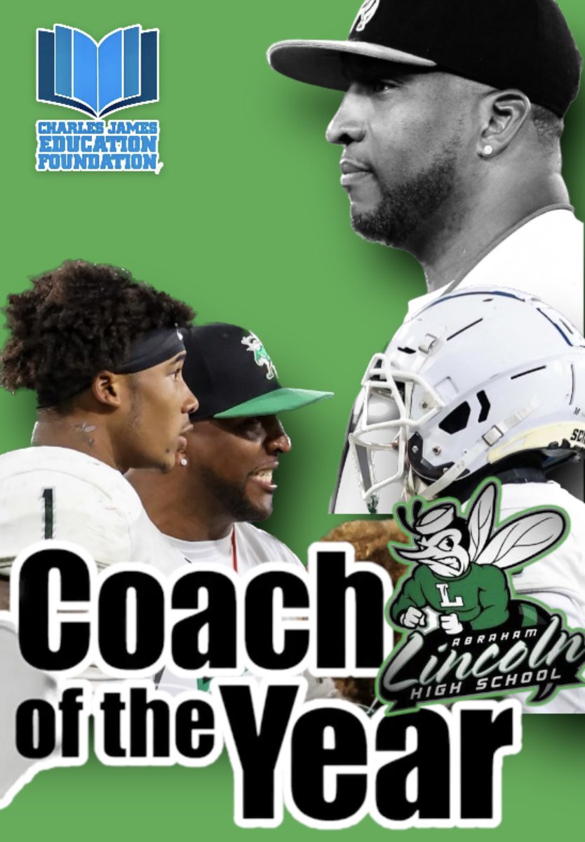 We are excited to announce this year‘s 2023 Charles James Education Foundation Coach of the year. Lincoln High School Assistant Head Coach Jason Carter. Congratulations Coach!￼<a href="/JsonCarter/">Jason Carter</a>