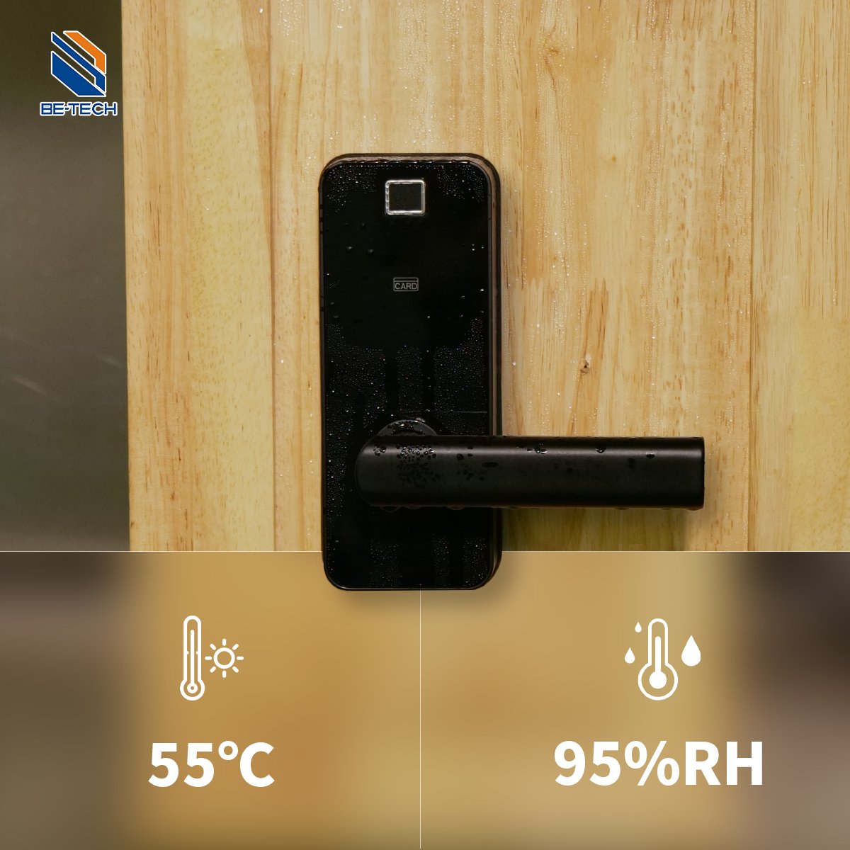 BetechSecurity's tweet photo. Be-Tech's K5FMT and K6FMT smart locks are designed to extreme temperatures and high humidity levels.
For more information, please visit Be-Tech's website at https://t.co/D67S0MIjso or contact export@be-tech.com.cn.
#SmartDoorLock #digitallocks #electroniclock #BeTech #OEM #ODM https://t.co/W80c9sYVVm