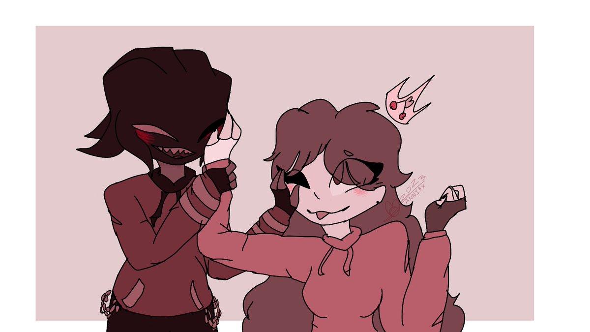 Lumiiyuri's tweet photo. 🍒❤️⛓️

#selfshipping #selfship #ocxcharacter #Cherryx #Annie #AnniexAgoti #Cherryxxagoti #digitalart https://t.co/8M72LIMrFx