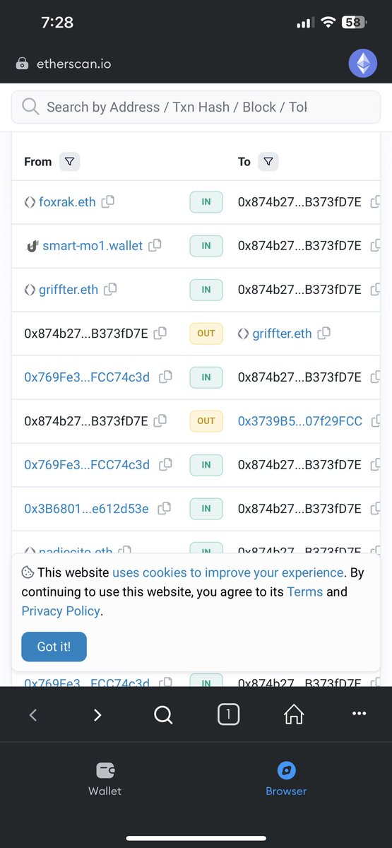 foxrak's tweet photo. No idea is it our metamask is hacked how it is failed tx @iamGriffter https://t.co/DJWdCriueQ