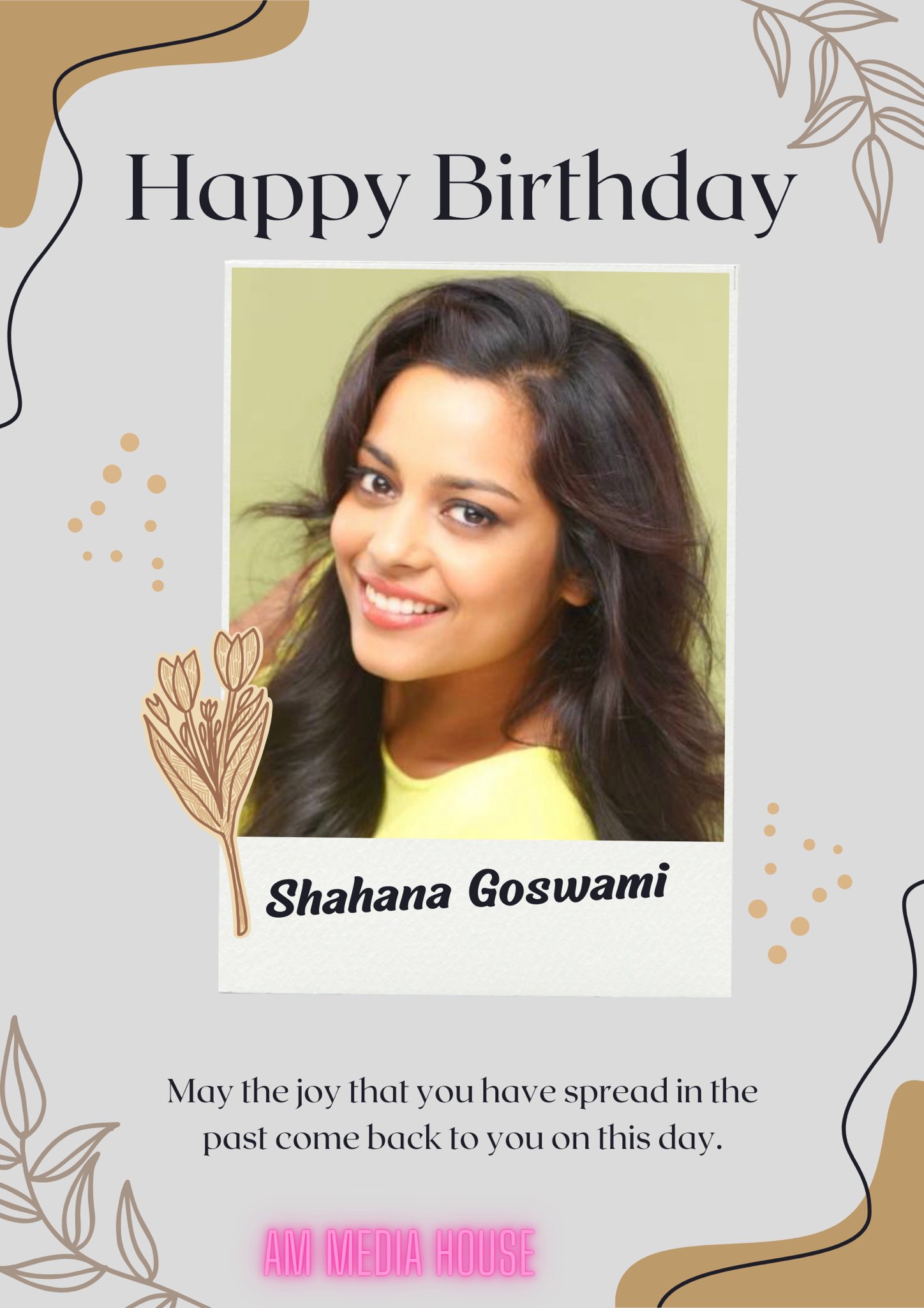 Happy Birthday Shahana Goswami 