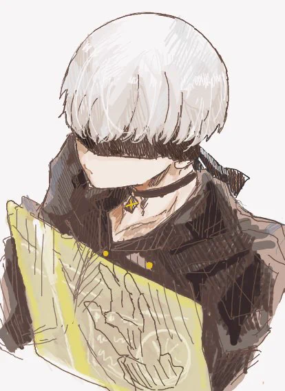 絵チャで描いたニーアオートマタ! 9S 2B A2 みんな大好き!