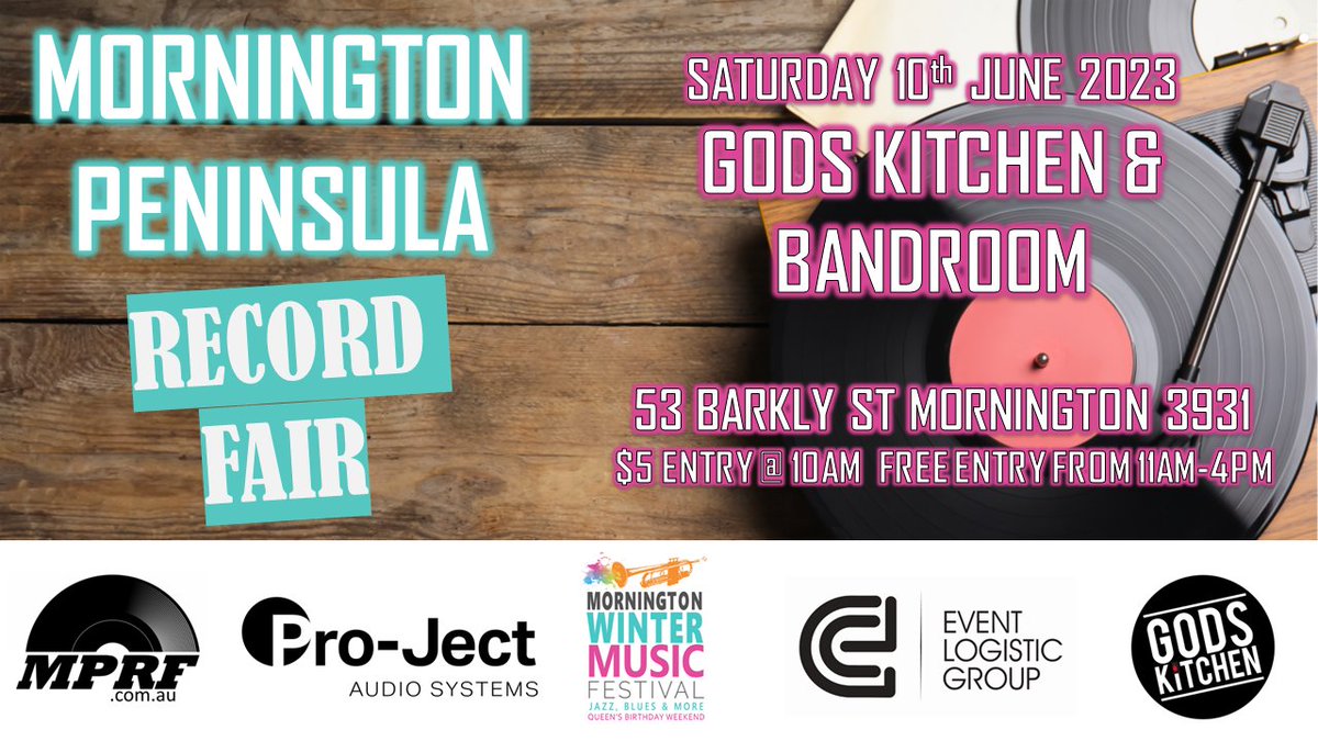 Yay! Back for another Mornington Winter Music Festival!
#vinyl #cratedigging See you there.