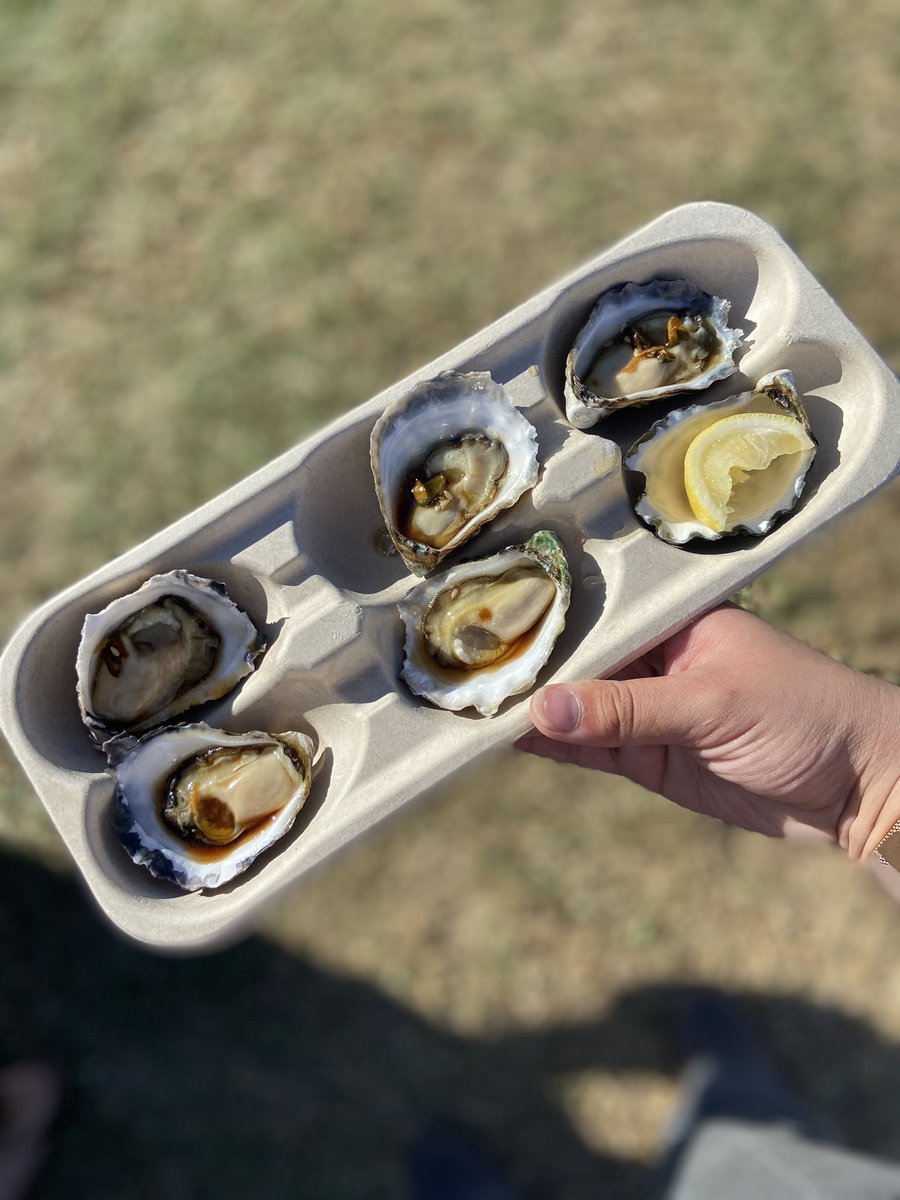 Oyster anyone? Having a blast covering the <a href="/NaroomaOyster/">NaroomaOysterFest</a> Fest today. Clearly I’m hard at work sampling these beauties 😍🦪