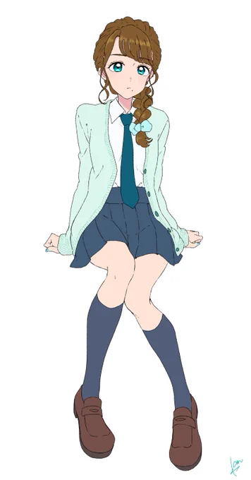 誉れ高き制服カーデ…