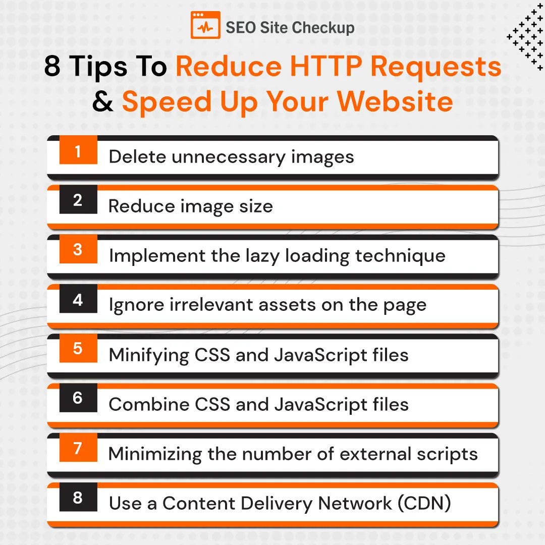 Seositecheckup's tweet image. The total number of #HTTPrequests a site has to deal with can have a massive impact on the overall #loadingspeed. You can make a significant change in how fast your site loads by reducing #HTTP requests.
Tap to read more: buff.ly/31dNQe5
#seositecheckup#website #seo