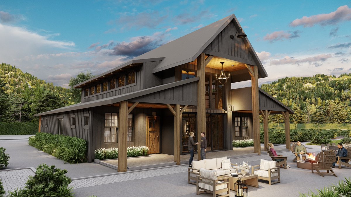 MarkStewartHome's tweet photo. 🌲🏡 Check out the Natural Freedom Barnhouse Plan. Our best selling barndominium with guest quarters. Details &amp; more photos here: https://t.co/cvXzU7Usj8

#modernhome #barndominium #barnhousestyle https://t.co/CLCMo4ndd1