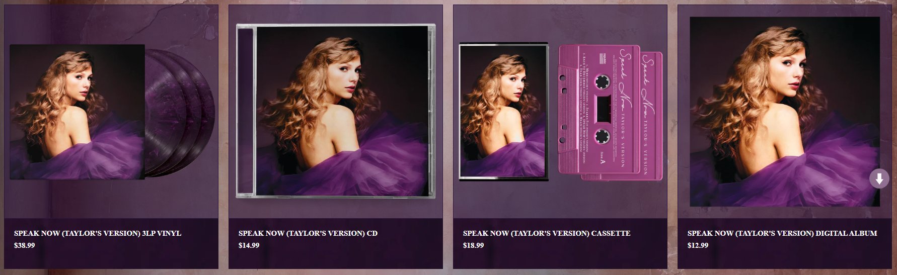 Speak Now (Taylor's Version) Digital Album – Taylor Swift Official Store