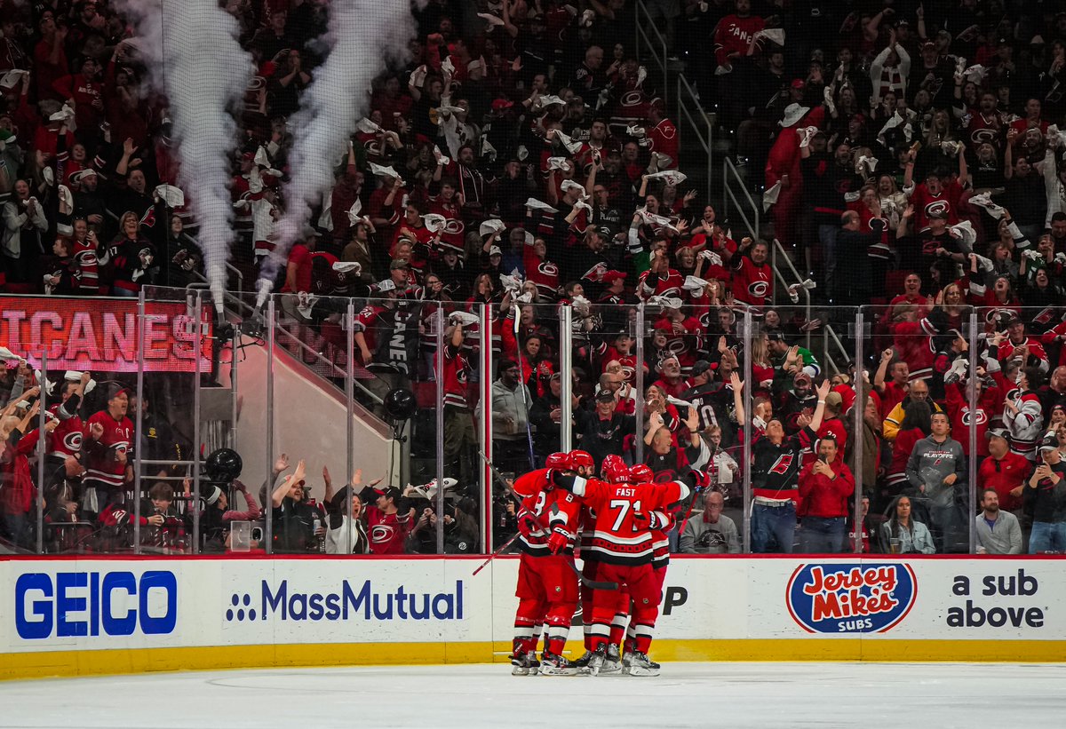 Canes's tweet image. What a team. What a city. What a win.