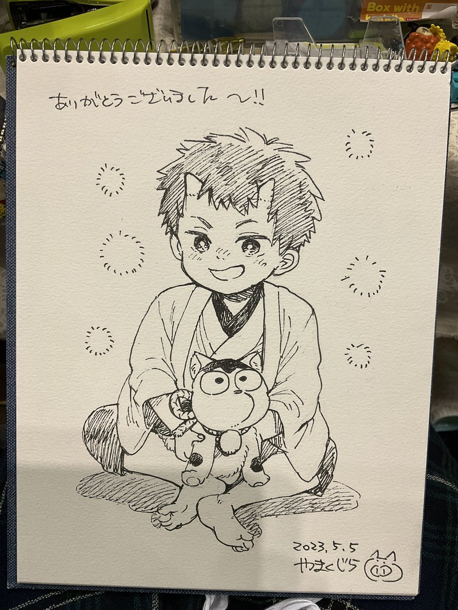 スケブも3つほど描かせて頂きました〜ありがとうございます^^