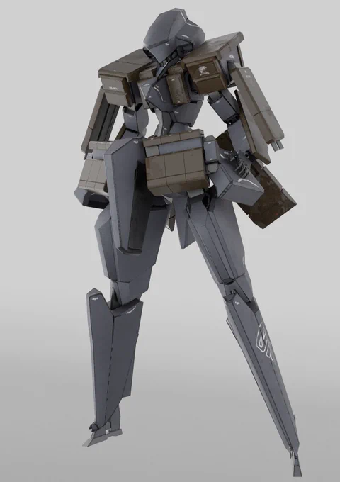 中学生から高校生までずっっっっっっっとっっっっっっ  ロボットを描くのが好きで(今はほとんど描いていませんが…だで現在の学業が私の想像力をかき消している(泣)、いつか自分の描いたロボットが3Dモデルになることを夢見ていたことを今でも覚えています  ついにやった  やったぜ!!!!!