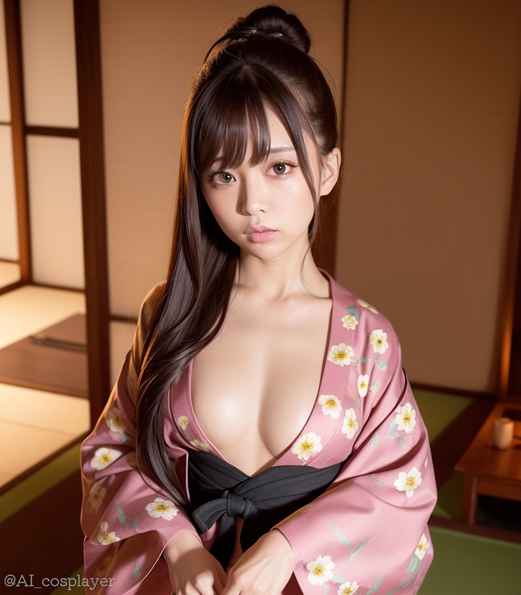 AI_cosplayer's tweet photo. 花柄着物コスプレシリーズ💯 https://t.co/Xiw8mITQKH