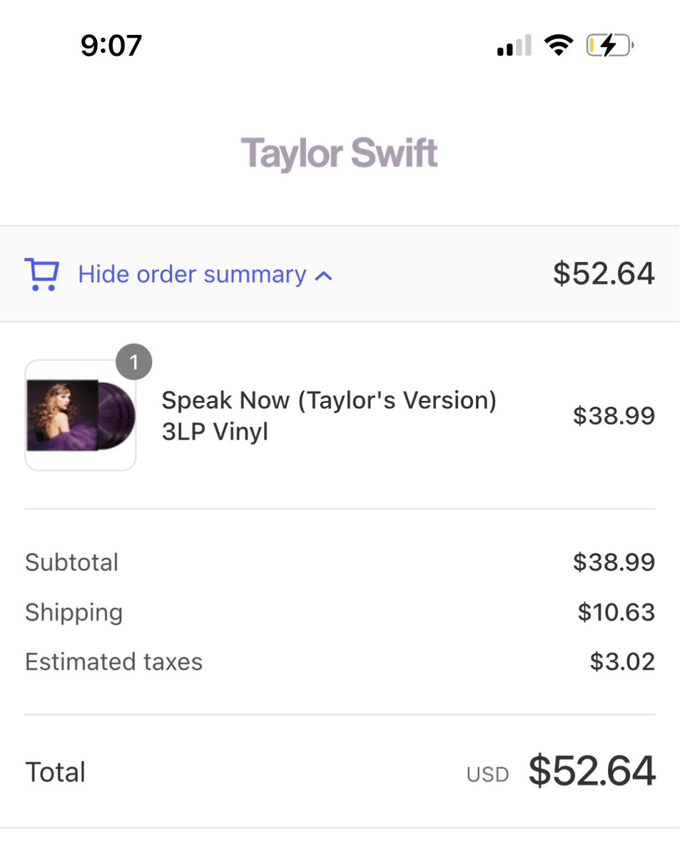 ashotofbrandy's tweet photo. Had to calm down from all my crying to buy this. @taylorswift13 @taylornation13 https://t.co/NEJK0OjRu8