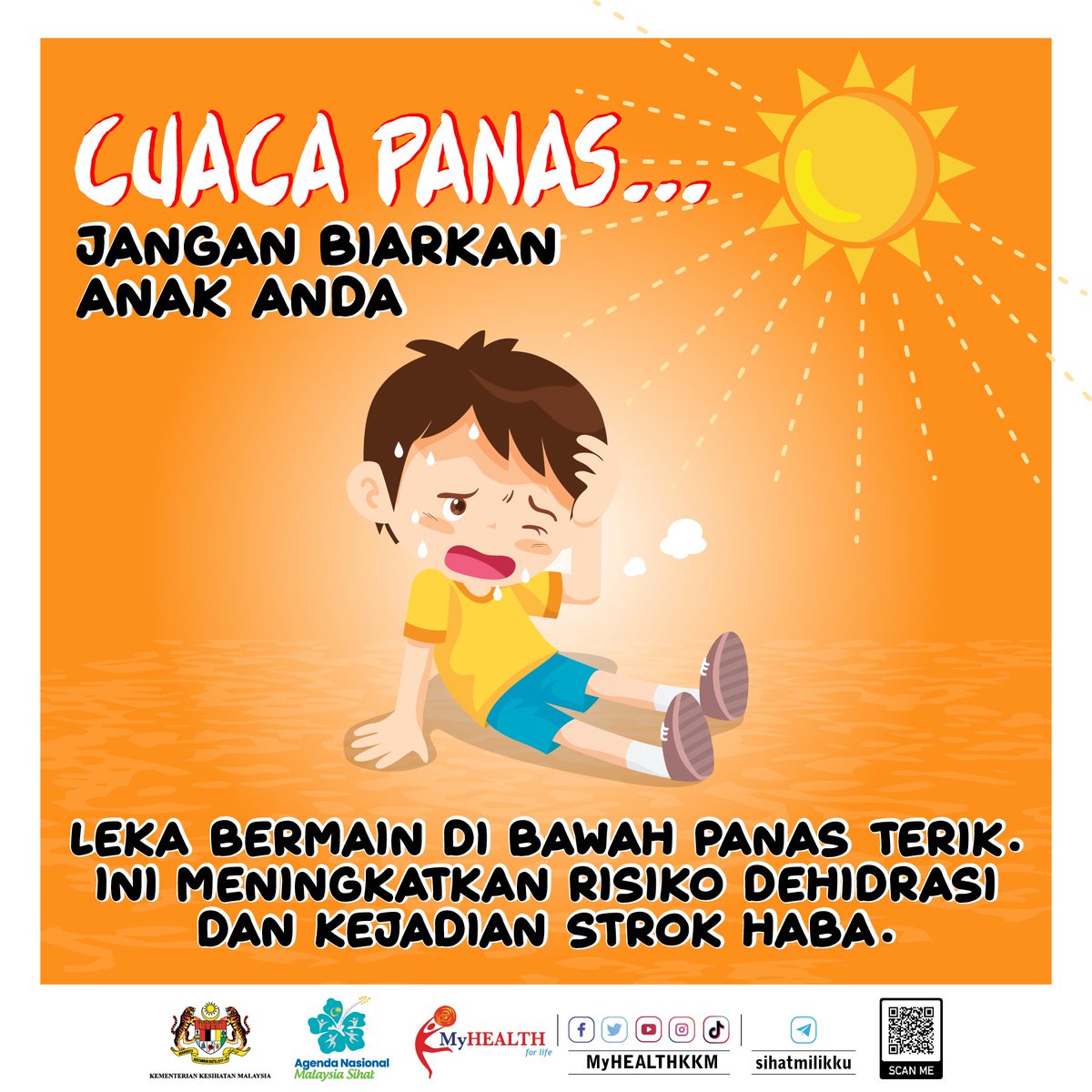 JaPenWPKL's tweet photo. ☀️Cuaca panas..JANGAN biarkan anak anda bermain di bawah panas terik!
#panas
#panasterik
#cuacapanas
#KekalSihat
#KLCeria
#CMSWPKL https://t.co/IKSxnBKeFp