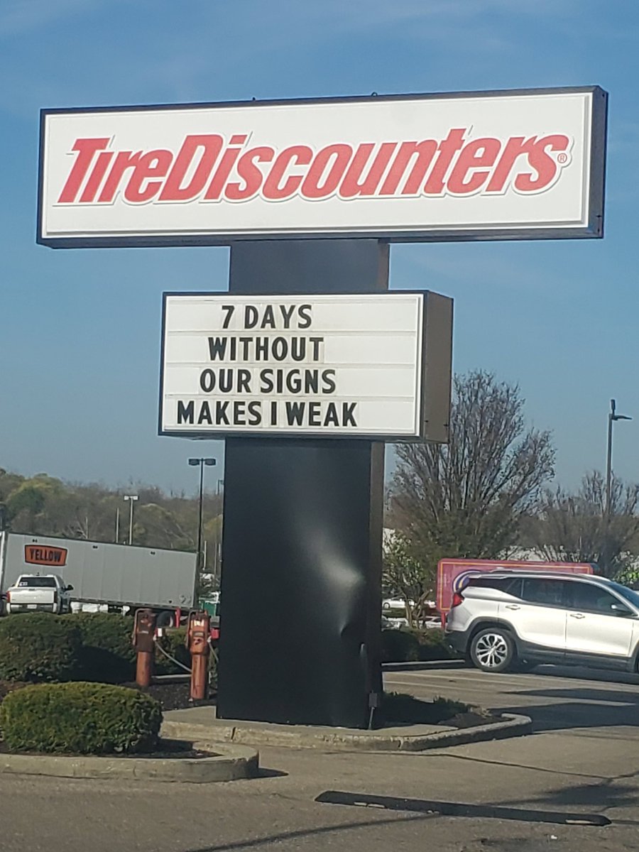 I promise @TireDiscounters have the best signs