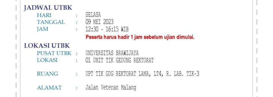 Ar_chimoy's tweet photo. Permisi ada yang sama ngga ya? Aku ngga ada temen ಠ _ ಠ 

#SNBT2023 #snbt #utbk #UB #studytwt https://t.co/KGF6mqPjPQ