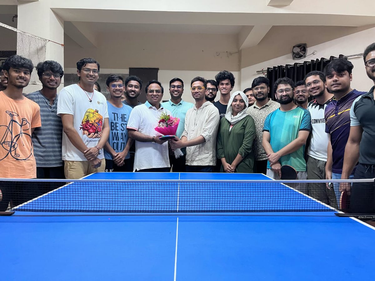 AIIMSBhubaneswr's tweet photo. Speed..Spin..Smash..
@AIIMSBhubaneswr Executive Director Dr Ashutosh Biswas inaugurated #KRIDA, a series of sport events between Residents vs Students.
Action in #TableTennis was exciting between Director and Students. 
@saabaiimsbbsr https://t.co/TVLNPKRKzE