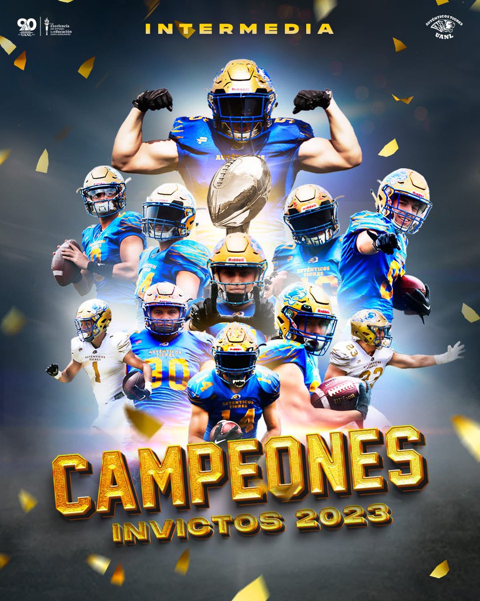 ¡CAMPEONES INVICTOS!🐯🏈