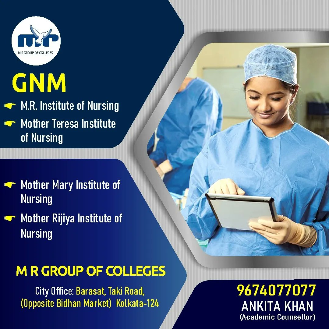 MRKnowledgeCamp's tweet photo. Willing to Study GNM Nursing! M.R. Group of Colleges would be Your Best Option!

Our GNM Nursing Colleges:
1. M.R. Institute of Nursing
2. Mother Teresa Institute of Nursing
3. Mother Mary Institute of Nursing
4. Mother Rijiya Institute of Nursing

#mrgroupofcolleges #mrcollege https://t.co/KHLC7xJjMh