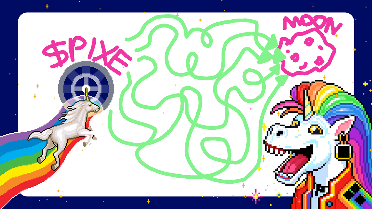 All $PIXE roads lead to 🌜🦄