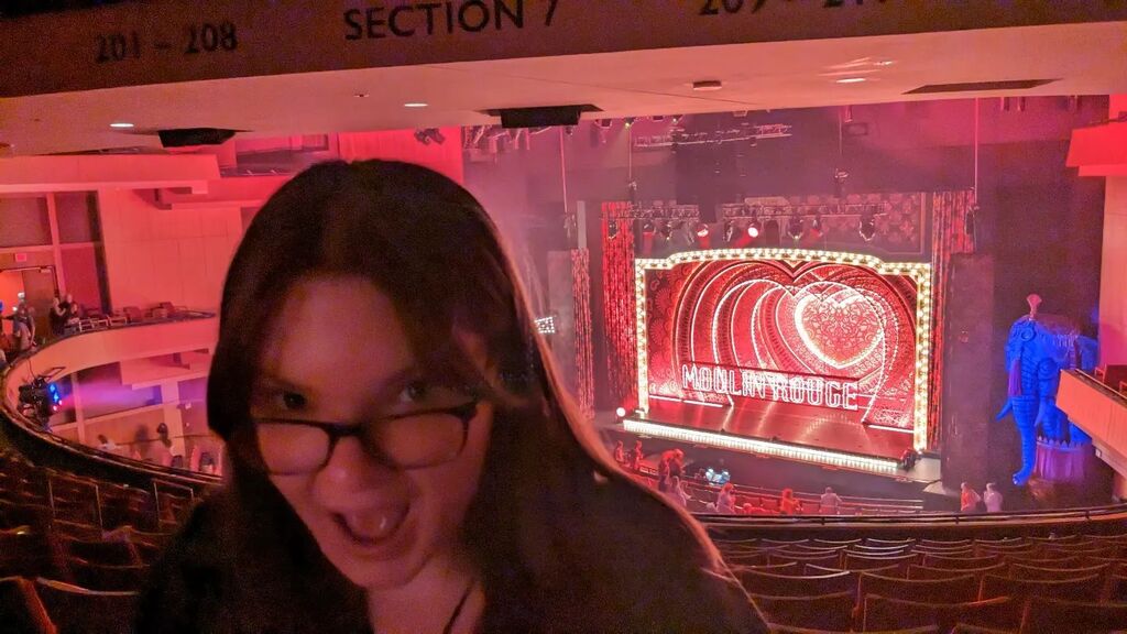 This one made us do it, but dang if this show isn't better than the movie #moulinrougemusical instagr.am/p/Cr4yo6jtQu0/