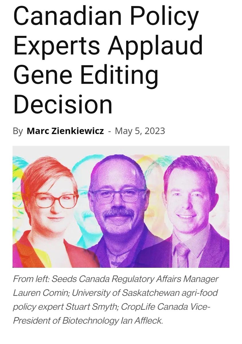 Francesca_Acero's tweet photo. I don't know what's more disturbing, that CropLife Canada will be part of a new Government-Industry Steering Committee on Plant Breeding Innovation Transparency? Or #SeedsCanada masquerading as gov't agency OR?! Smyth and Affleck grinning side by side? https://t.co/c42RWdszZs #GE https://t.co/zIkKdEQDIF