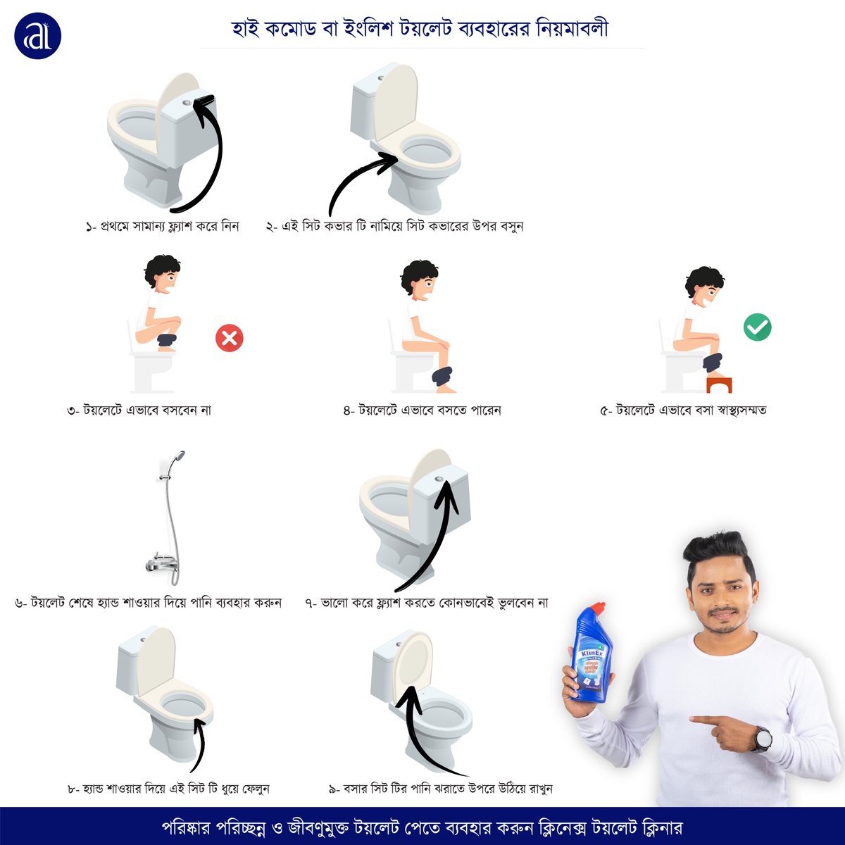 AuroraBanko's tweet photo. Learn to poop before pooping📷
বর্তমানে বাংলাদেশে শুধু বাসায় ই না বরং পাবলিক টয়লেট হিসেবে ও ব্যবহৃত হচ্ছে হাই কমোড। বাসার কমন টয়লেটে বা অন্য কোথাও পাবলিক টয়লেটে যেয়ে নানা ধরনের বিড়ম্বনার স্বীকার না হতে চাইলে, পোস্টটি শেয়ার করে সবাইকে হাই কমোড ব্যবহার করা শিখতে সাহায্য করুন https://t.co/BAPUoBUmel