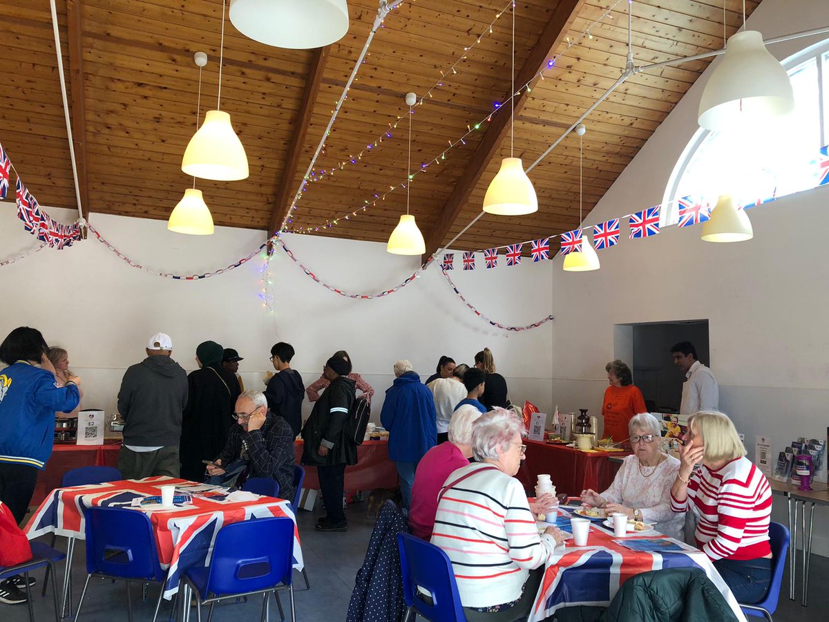 CCA_Camden's tweet photo. Wishing #KingCharles a very Happy #Coronation Day! 

Yesterday we celebrated at our new community hub with friends and neighbours, who came down and joined us for a great afternoon #Coronation https://t.co/xL4owFHddO