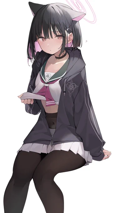 カズサ〜!タイツ越しのおなかみせて〜