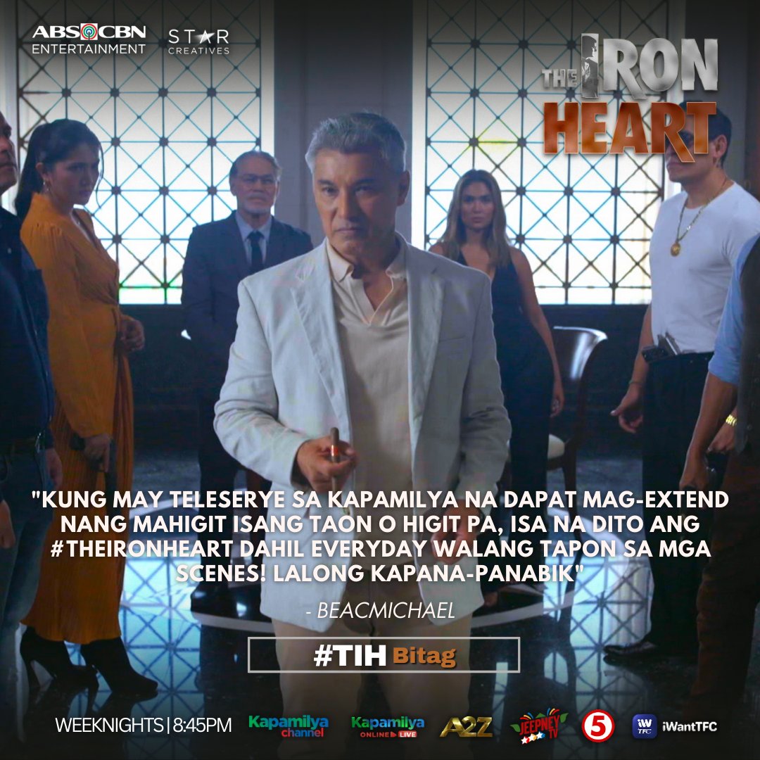 StarCreativesTV's tweet photo. Hindi na NAPIGILAN ng Kapamilyas ang MADALA sa mga EKSENA kagabi sa #TIHBitag!🔥
Huwag palampasin ang mga susunod na episodes ng #TheIronHeart 🔥🦾 https://t.co/b7mGxy2E4w