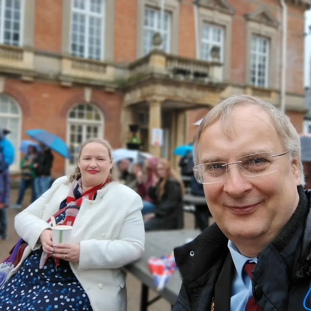 It's a bit damp, but we're enjoying it. #coronation instagram.com/p/Cr5dFyIMiFZ/