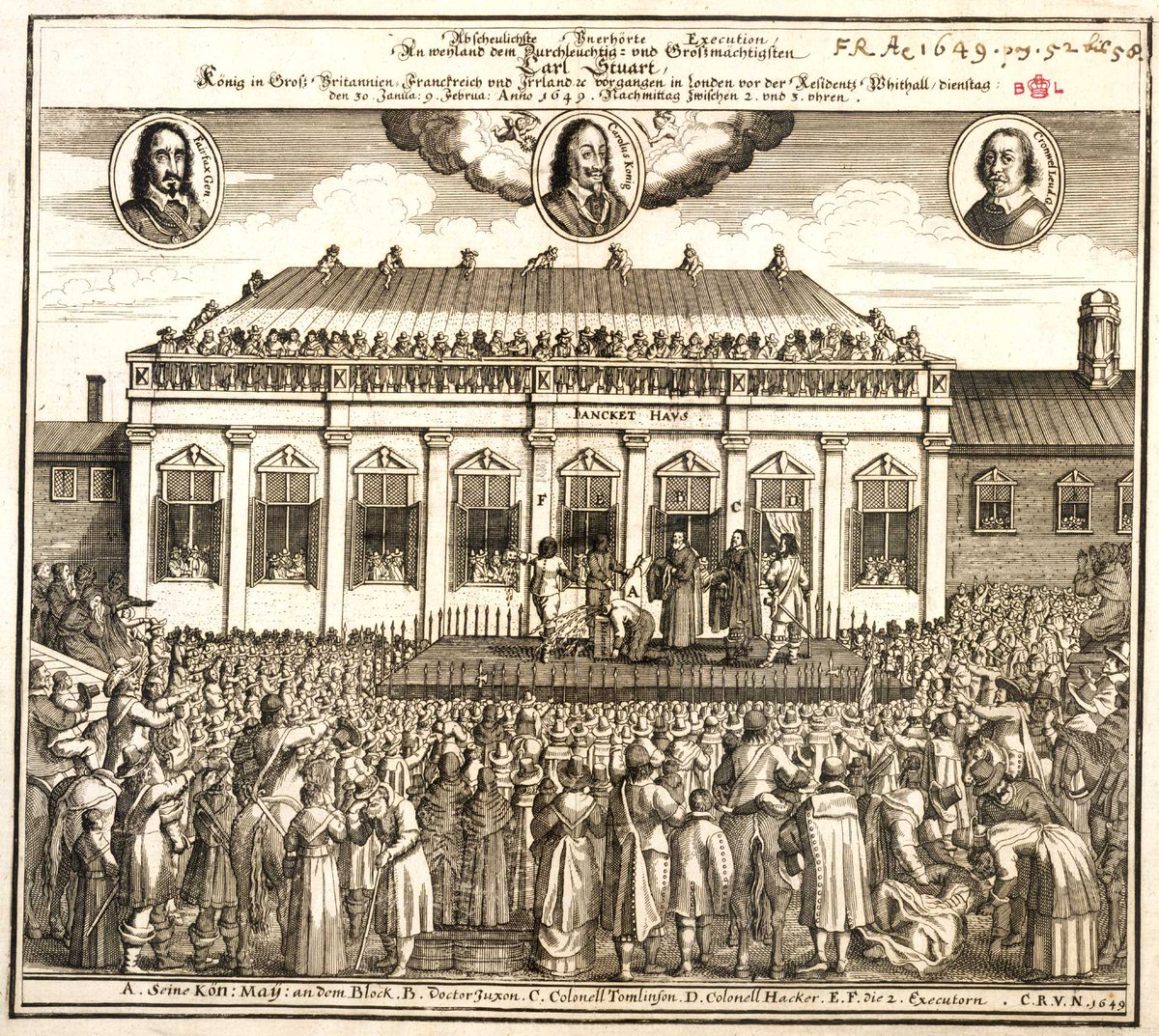 CPGBML's tweet photo. Oliver Cromwell’s republican victory saw the execution of Charles I, on 30 January 1649 outside the Banqueting House in Whitehall. 

https://t.co/gbAJJmvswu

374 years after England’s first republic was declared, we are not seeing the crowning of a king, but the dictatorship of capital decking itself in the crown and the union Jack and have British workers cheer on the pantomime.