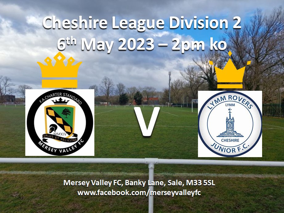 MerseyValleyOA's tweet photo. Final match of the 2022/2023 season sees us take on Lymm Rovers FC in @cheshirefl Division 2. Come on down, have a pint, watch a match and support the club! https://t.co/KF3gtm5Adc