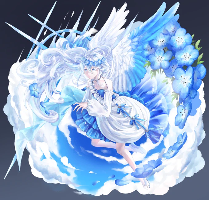 天空ネモフィラ